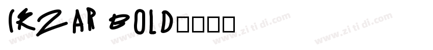 IRZar Bold字体转换